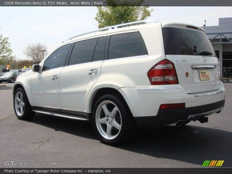 Arctic White / Black 2008 Mercedes-Benz GL 550 4Matic
