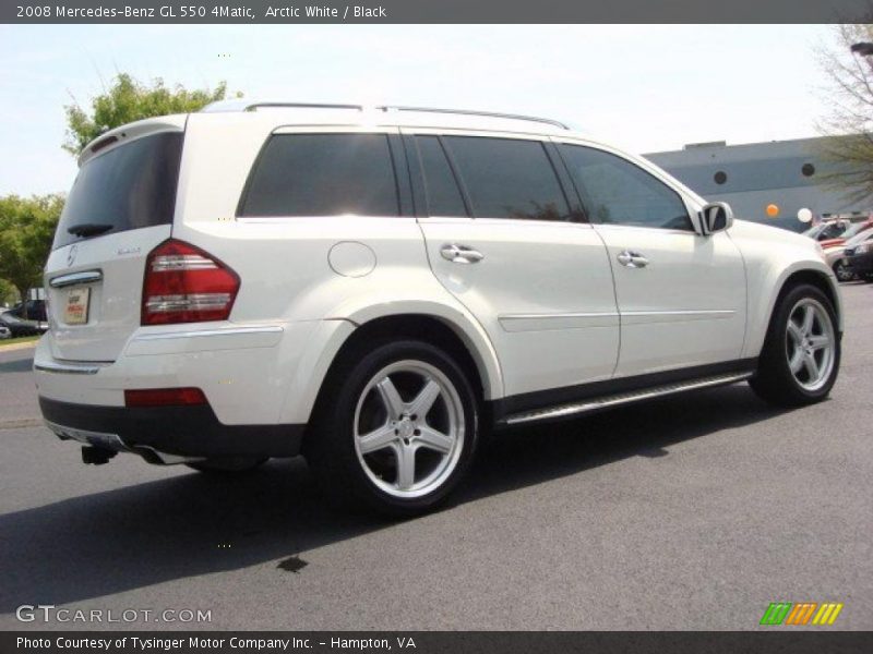 Arctic White / Black 2008 Mercedes-Benz GL 550 4Matic