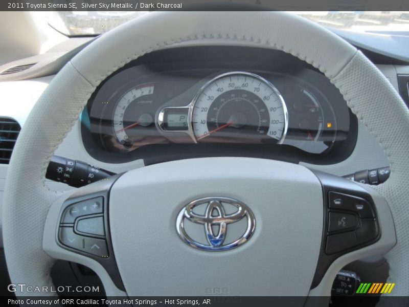 Silver Sky Metallic / Dark Charcoal 2011 Toyota Sienna SE