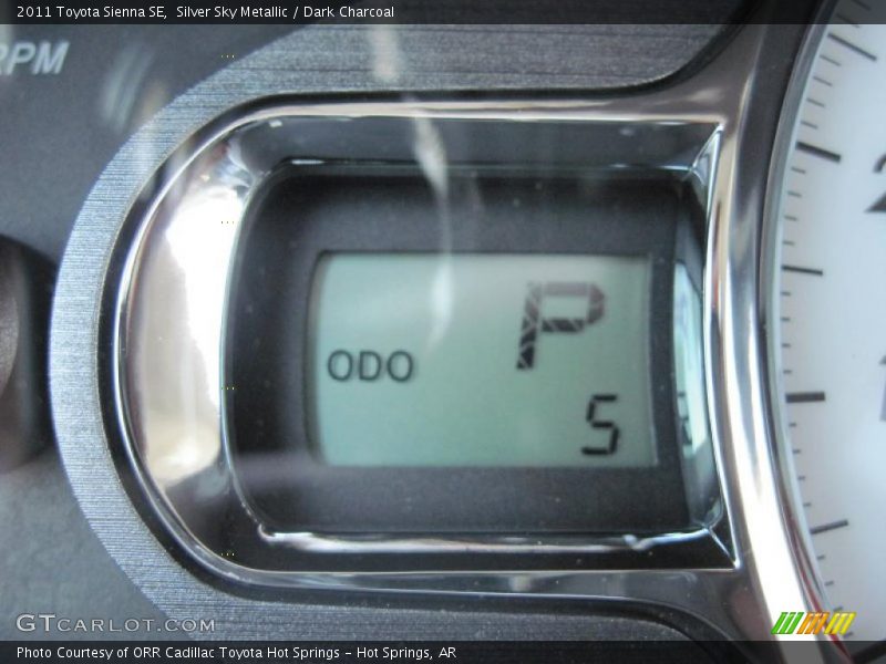 Silver Sky Metallic / Dark Charcoal 2011 Toyota Sienna SE