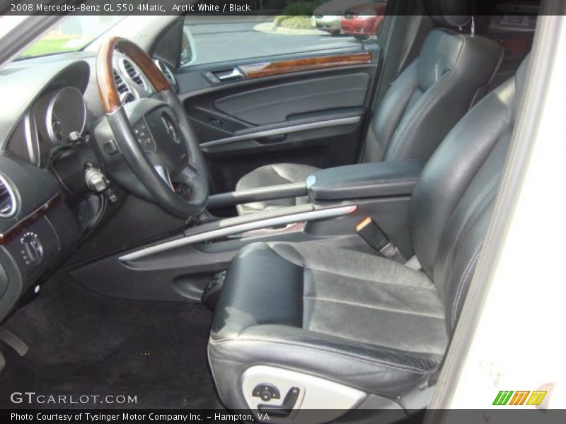 Arctic White / Black 2008 Mercedes-Benz GL 550 4Matic