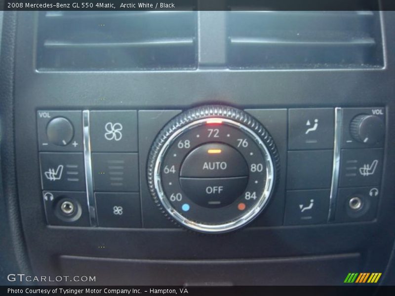 Arctic White / Black 2008 Mercedes-Benz GL 550 4Matic