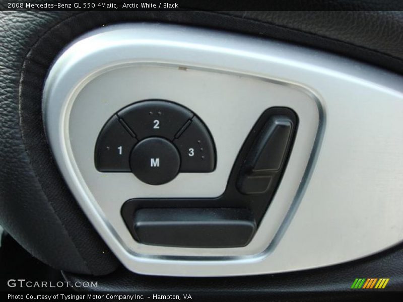 Arctic White / Black 2008 Mercedes-Benz GL 550 4Matic