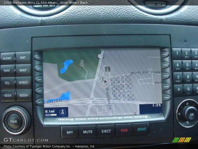 Arctic White / Black 2008 Mercedes-Benz GL 550 4Matic