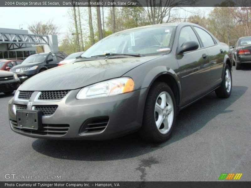 Dark Titanium Metallic / Dark Slate Gray 2004 Dodge Stratus SE Sedan