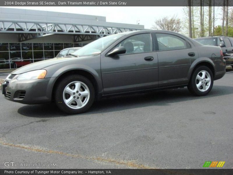 Dark Titanium Metallic / Dark Slate Gray 2004 Dodge Stratus SE Sedan