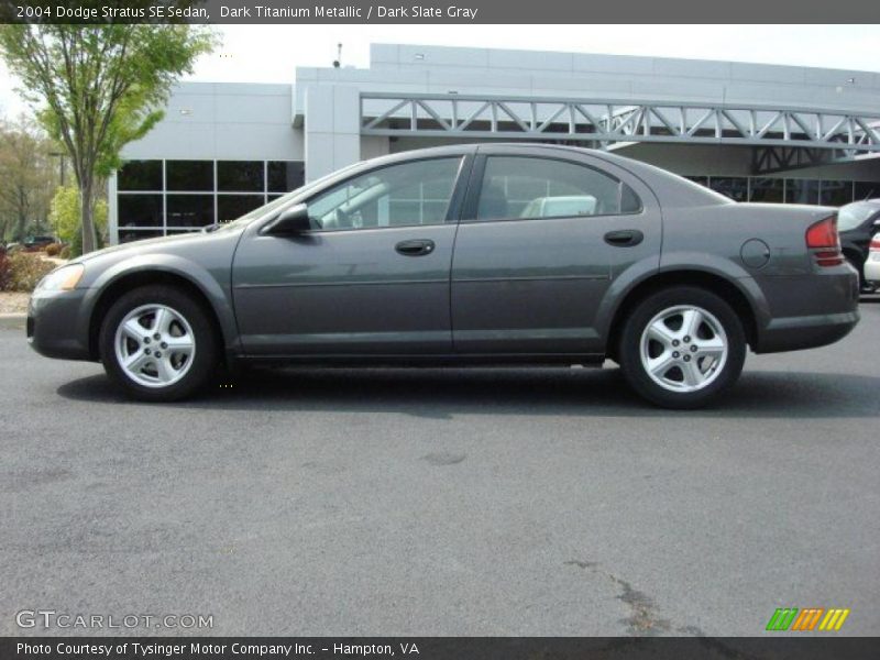 Dark Titanium Metallic / Dark Slate Gray 2004 Dodge Stratus SE Sedan