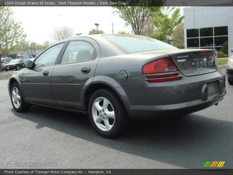 Dark Titanium Metallic / Dark Slate Gray 2004 Dodge Stratus SE Sedan