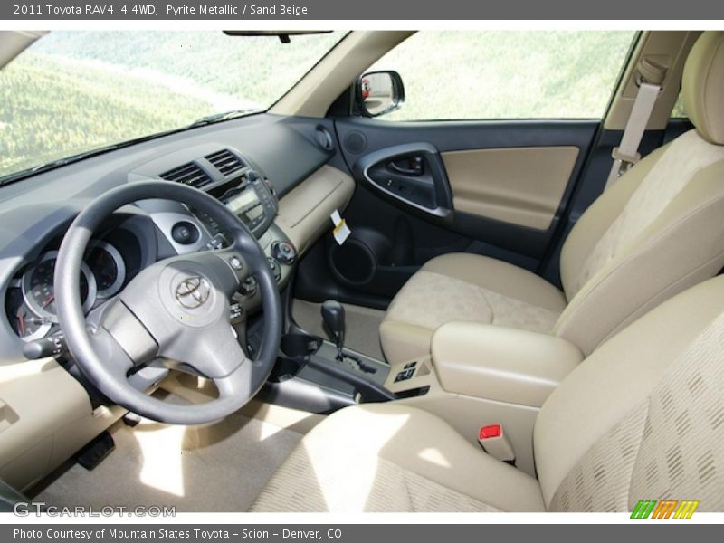 Pyrite Metallic / Sand Beige 2011 Toyota RAV4 I4 4WD