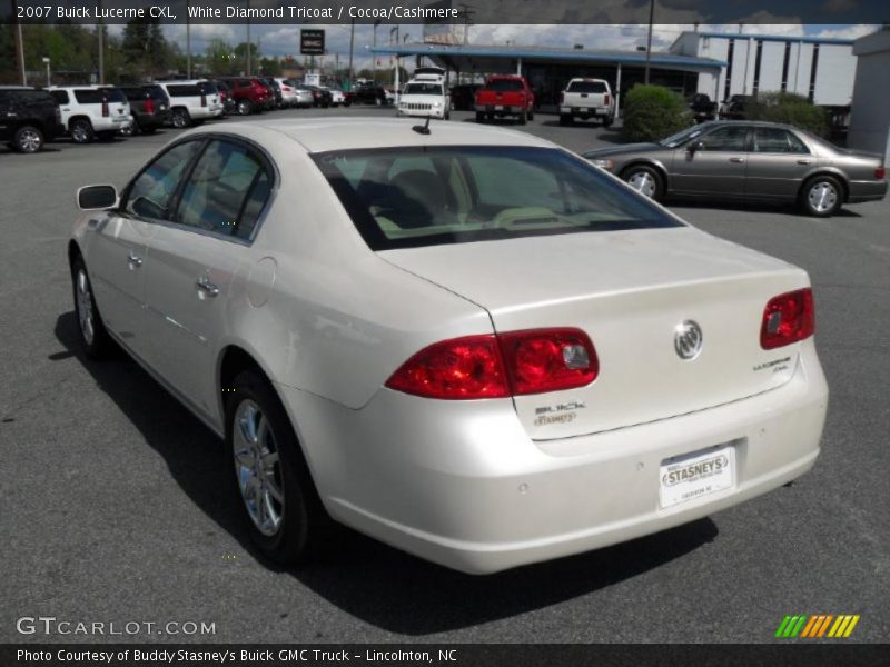 White Diamond Tricoat / Cocoa/Cashmere 2007 Buick Lucerne CXL