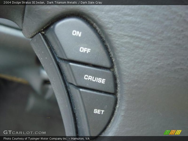 Dark Titanium Metallic / Dark Slate Gray 2004 Dodge Stratus SE Sedan