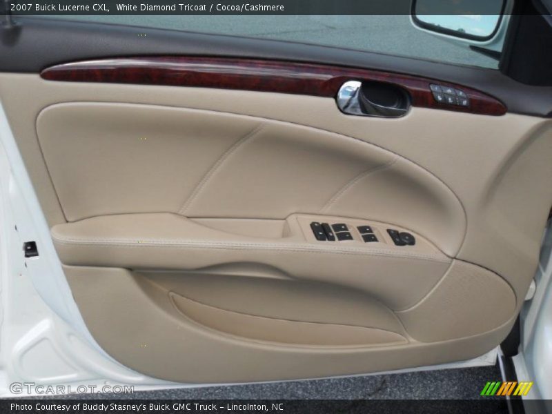 White Diamond Tricoat / Cocoa/Cashmere 2007 Buick Lucerne CXL