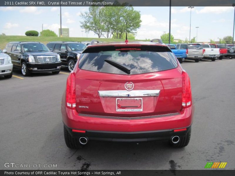 Crystal Red Tintcoat / Titanium/Ebony 2011 Cadillac SRX FWD