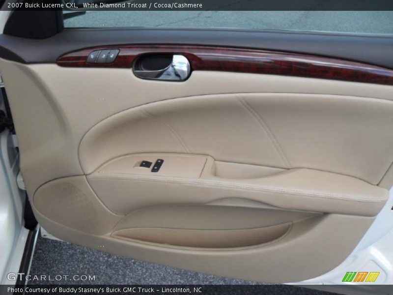 White Diamond Tricoat / Cocoa/Cashmere 2007 Buick Lucerne CXL