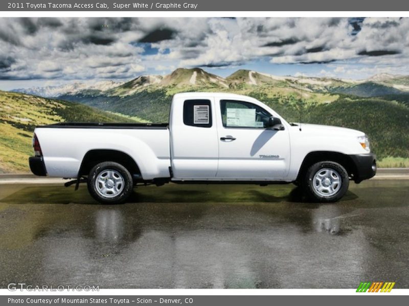  2011 Tacoma Access Cab Super White