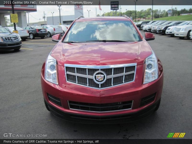 Crystal Red Tintcoat / Titanium/Ebony 2011 Cadillac SRX FWD