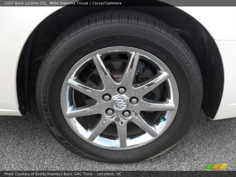 White Diamond Tricoat / Cocoa/Cashmere 2007 Buick Lucerne CXL