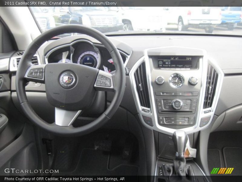 Crystal Red Tintcoat / Titanium/Ebony 2011 Cadillac SRX FWD