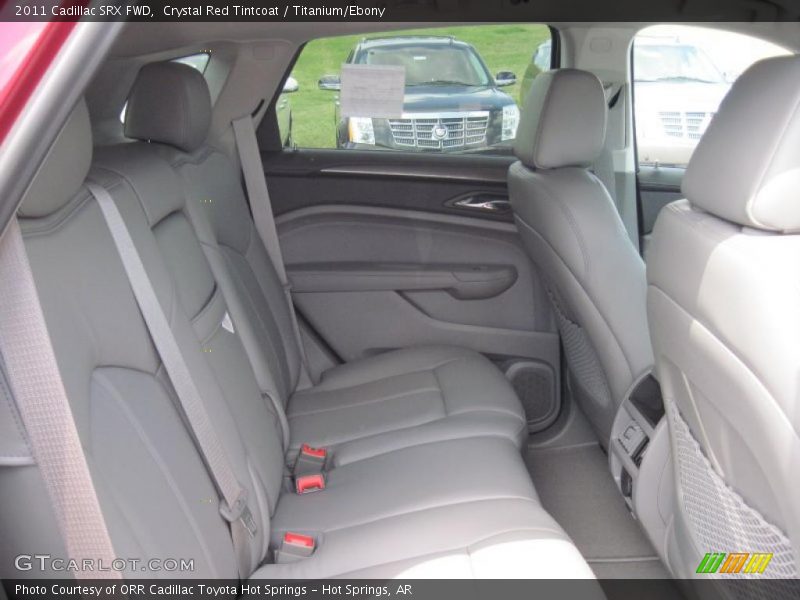 Crystal Red Tintcoat / Titanium/Ebony 2011 Cadillac SRX FWD