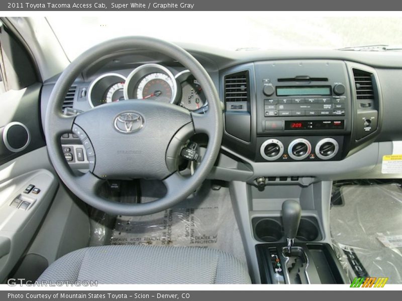 Super White / Graphite Gray 2011 Toyota Tacoma Access Cab