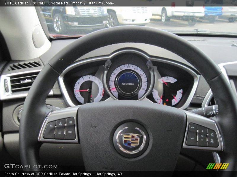 Crystal Red Tintcoat / Titanium/Ebony 2011 Cadillac SRX FWD