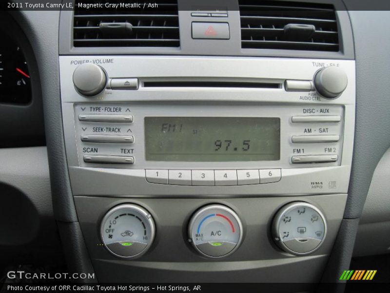 Magnetic Gray Metallic / Ash 2011 Toyota Camry LE