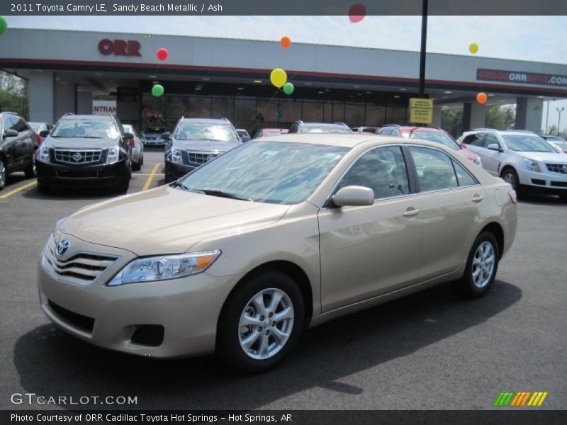 Sandy Beach Metallic / Ash 2011 Toyota Camry LE