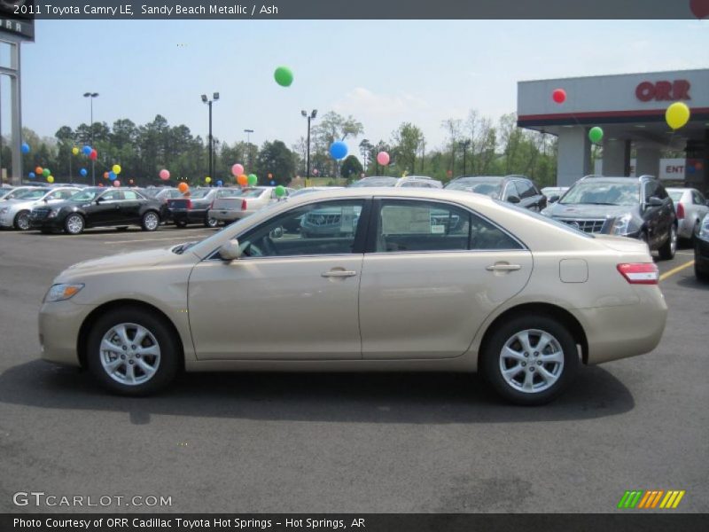 Sandy Beach Metallic / Ash 2011 Toyota Camry LE