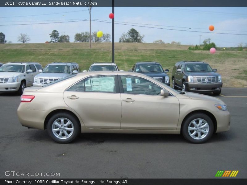 Sandy Beach Metallic / Ash 2011 Toyota Camry LE