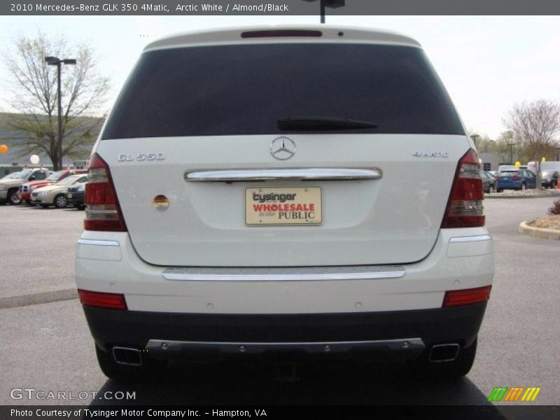 Arctic White / Almond/Black 2010 Mercedes-Benz GLK 350 4Matic