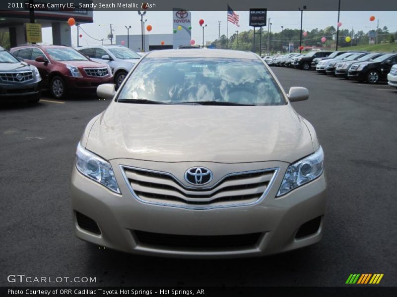 Sandy Beach Metallic / Ash 2011 Toyota Camry LE