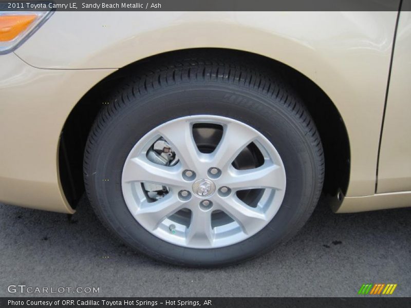 Sandy Beach Metallic / Ash 2011 Toyota Camry LE