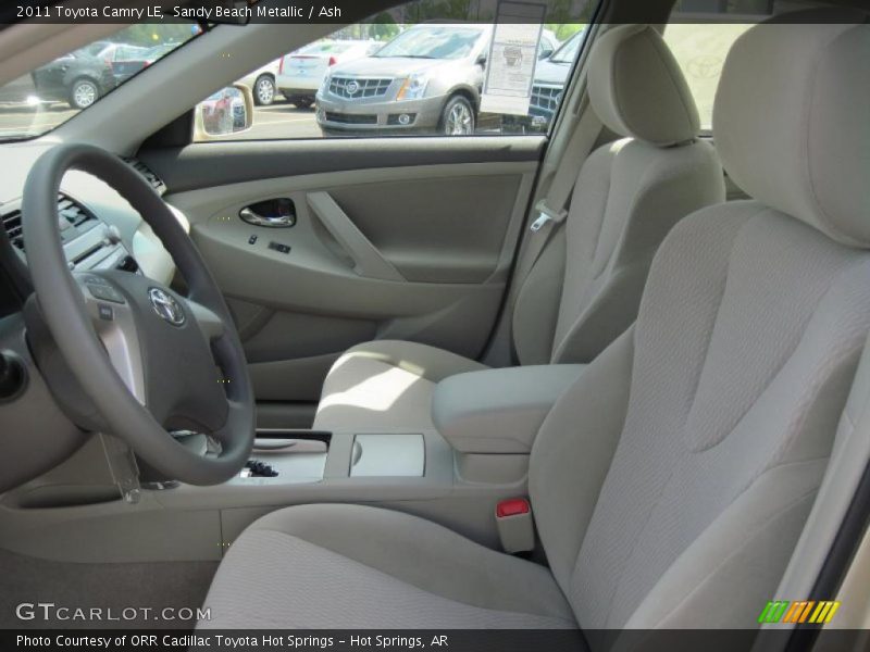 Sandy Beach Metallic / Ash 2011 Toyota Camry LE