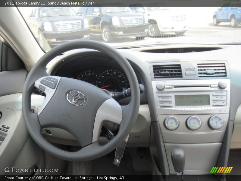 Sandy Beach Metallic / Ash 2011 Toyota Camry LE
