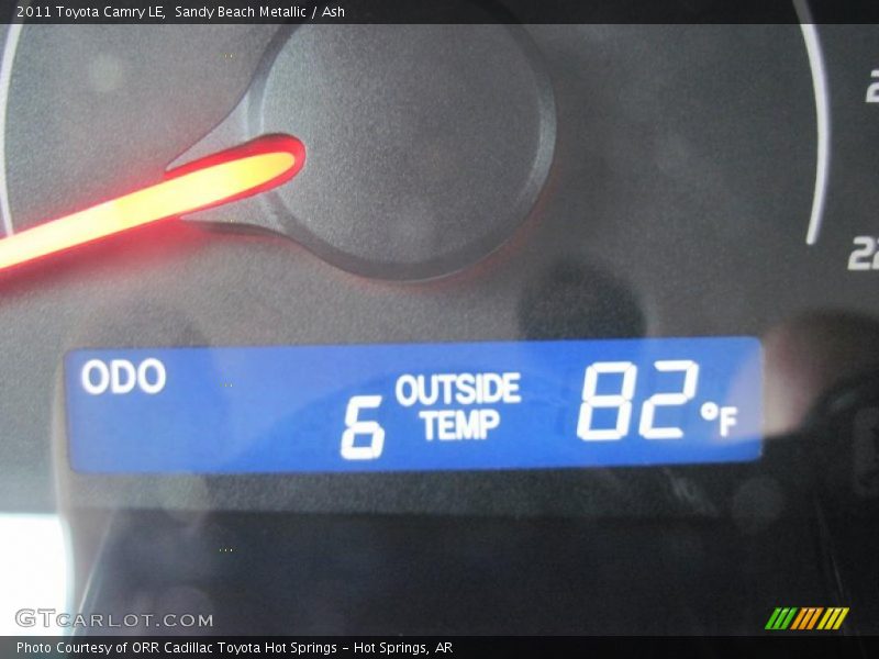 Sandy Beach Metallic / Ash 2011 Toyota Camry LE