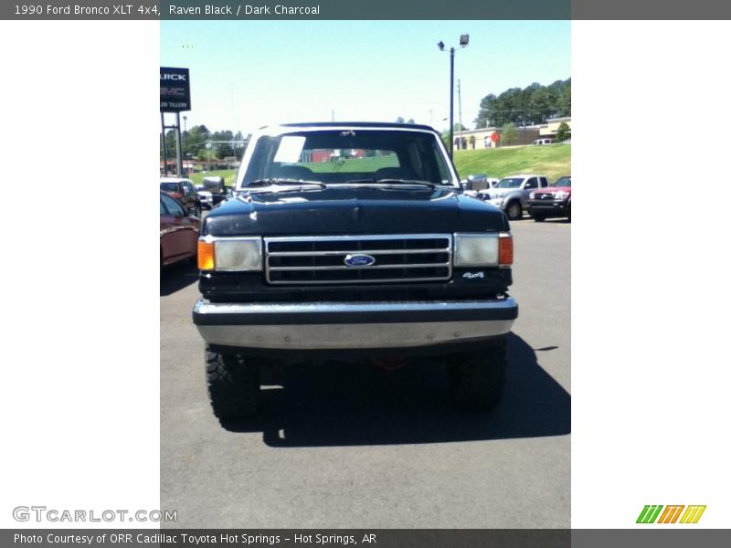 Raven Black / Dark Charcoal 1990 Ford Bronco XLT 4x4