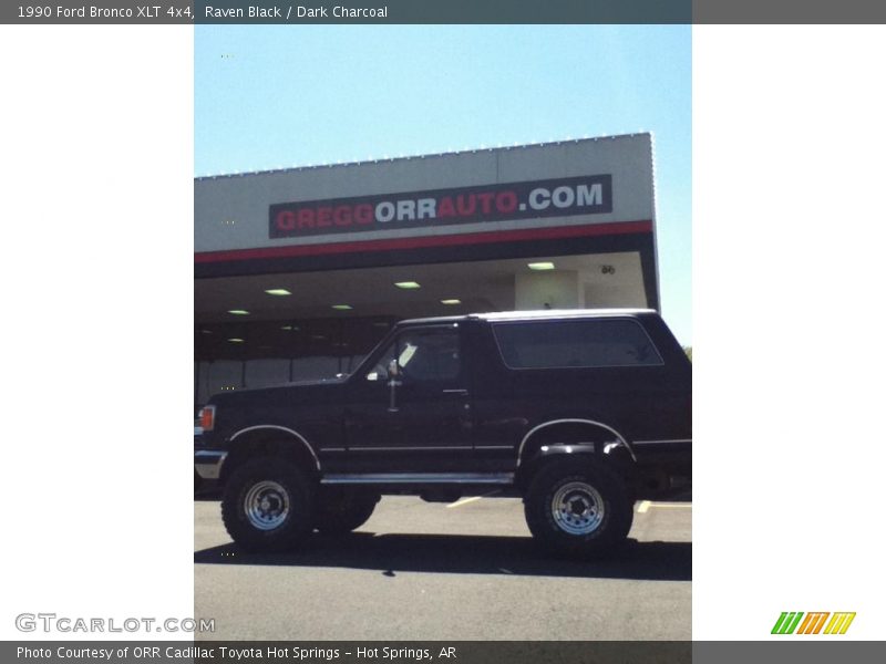 Raven Black / Dark Charcoal 1990 Ford Bronco XLT 4x4