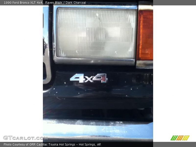 Raven Black / Dark Charcoal 1990 Ford Bronco XLT 4x4