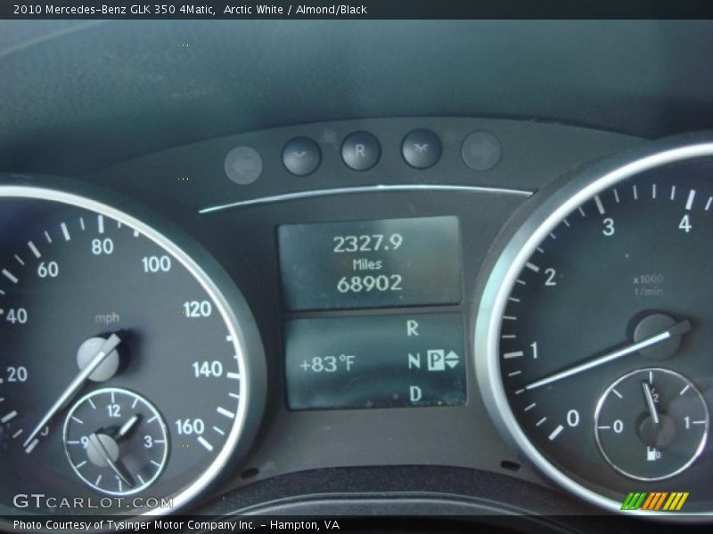 Arctic White / Almond/Black 2010 Mercedes-Benz GLK 350 4Matic