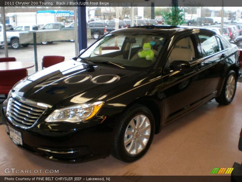 Black / Black/Light Frost Beige 2011 Chrysler 200 Touring