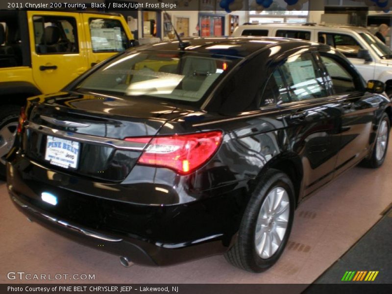 Black / Black/Light Frost Beige 2011 Chrysler 200 Touring