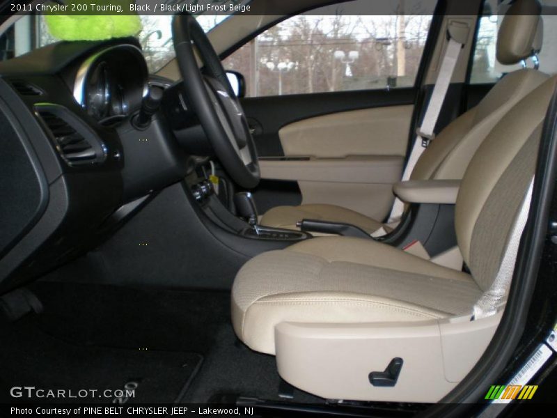 Black / Black/Light Frost Beige 2011 Chrysler 200 Touring