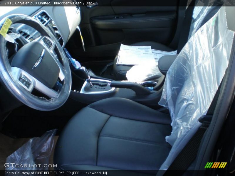 Blackberry Pearl / Black 2011 Chrysler 200 Limited
