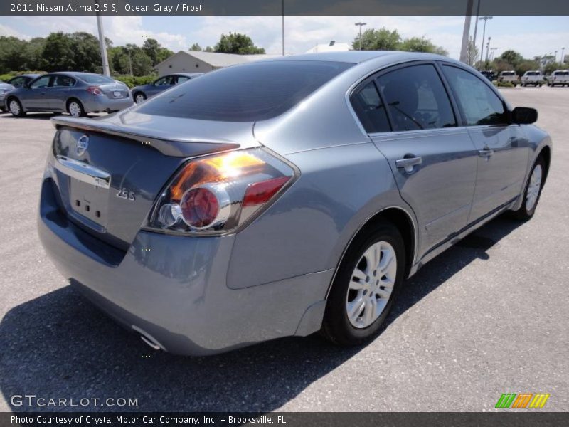 Ocean Gray / Frost 2011 Nissan Altima 2.5 S