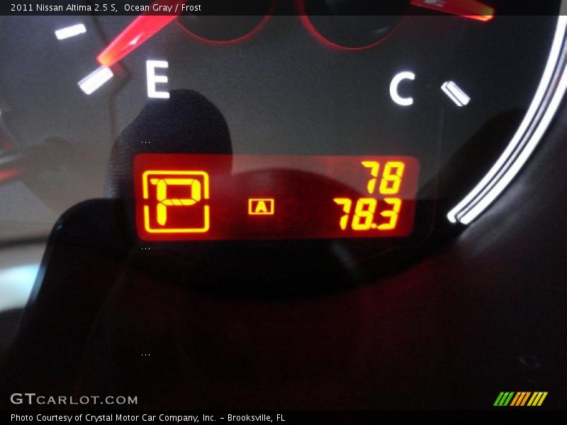 Ocean Gray / Frost 2011 Nissan Altima 2.5 S