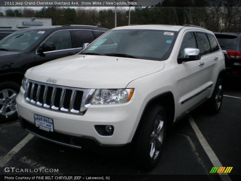Stone White / New Saddle/Black 2011 Jeep Grand Cherokee Overland 4x4