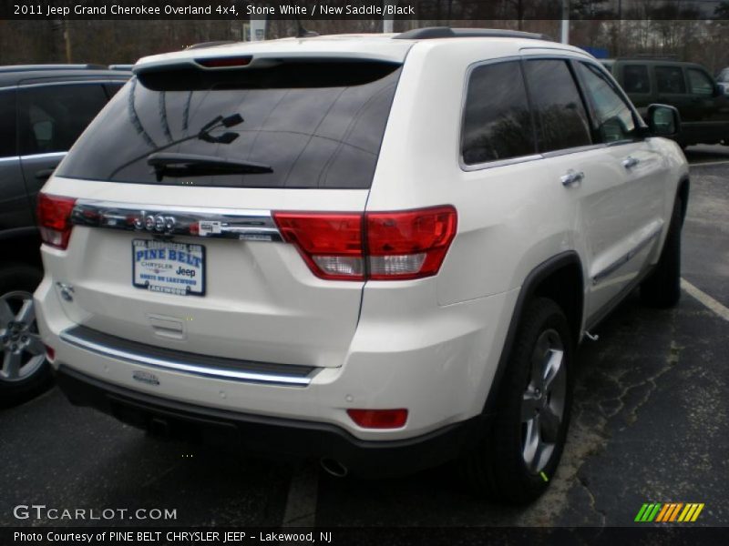Stone White / New Saddle/Black 2011 Jeep Grand Cherokee Overland 4x4
