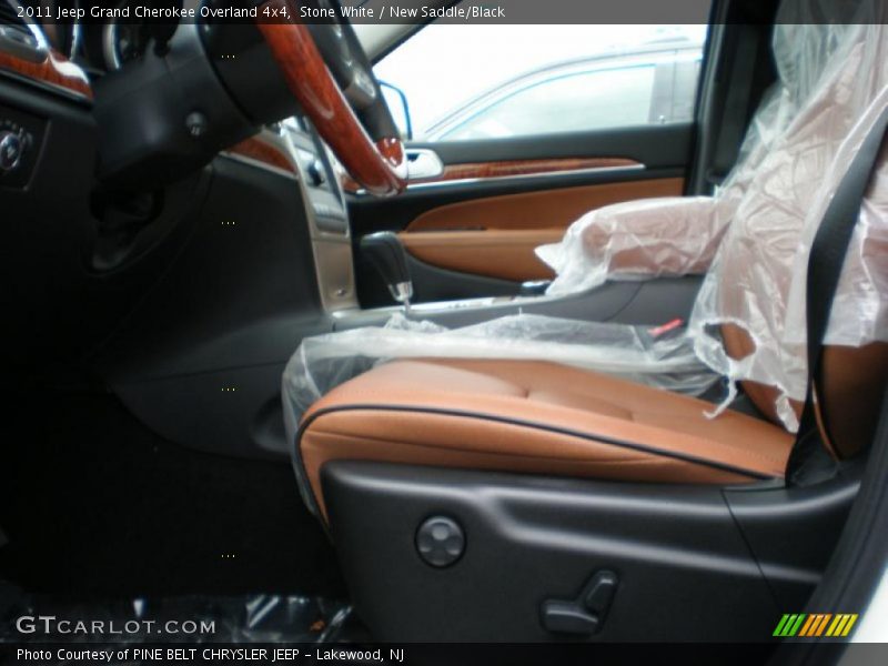 Stone White / New Saddle/Black 2011 Jeep Grand Cherokee Overland 4x4