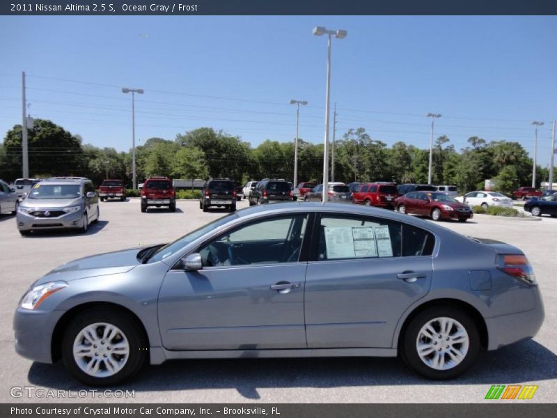 Ocean Gray / Frost 2011 Nissan Altima 2.5 S