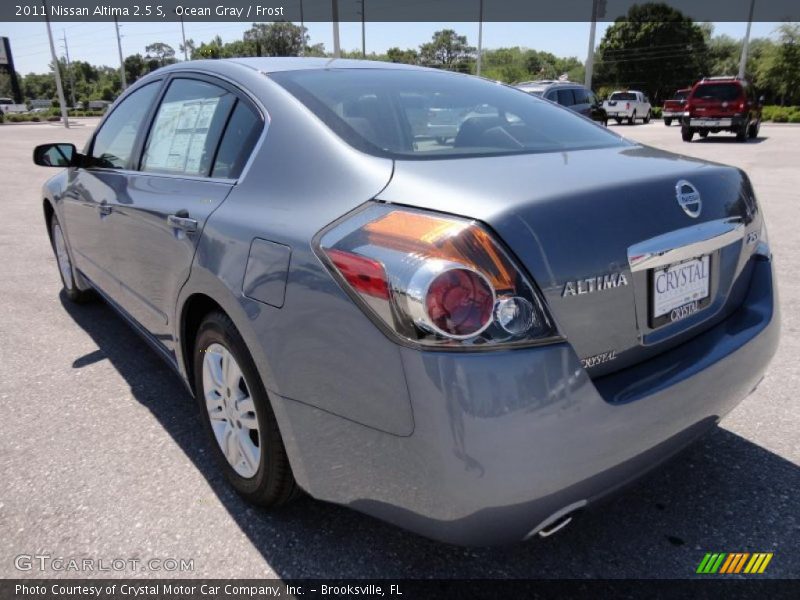 Ocean Gray / Frost 2011 Nissan Altima 2.5 S